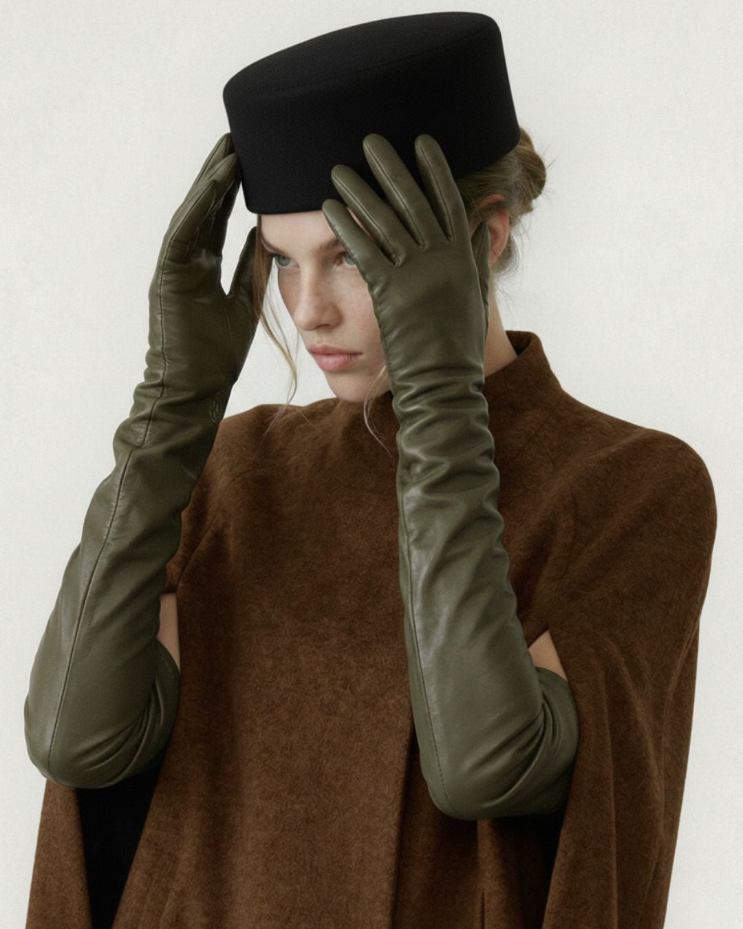 Black Classic Wool Pillbox Hat – Margaux | The Liora Boutique