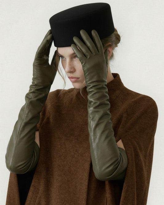 Black Classic Wool Pillbox Hat – Margaux | The Liora Boutique