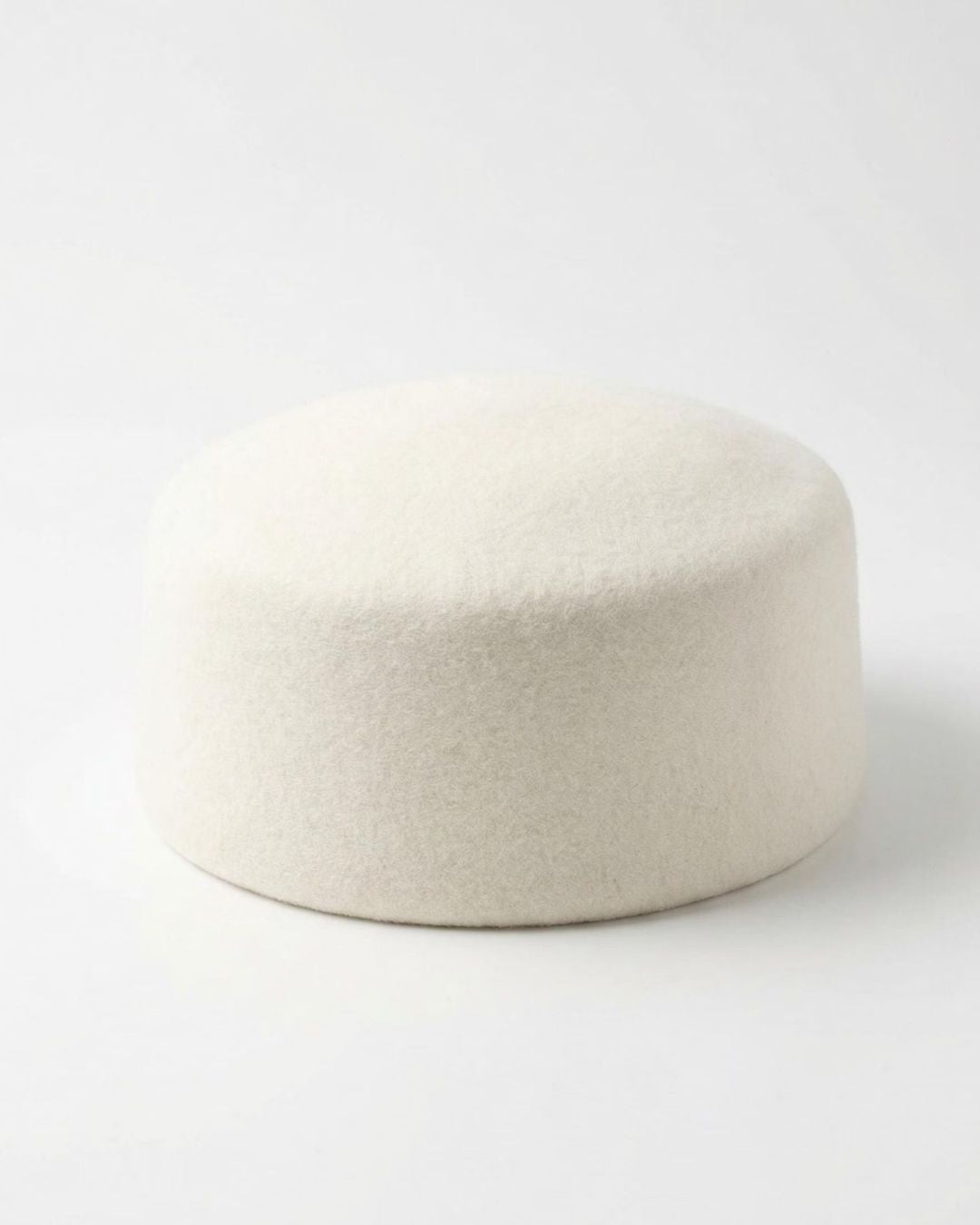 White Classic Wool Pillbox Hat – Elise | The Liora Boutique